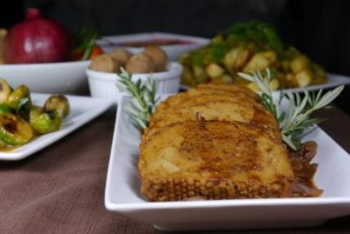 Marinated Celebration Roast With Roasted Onions
