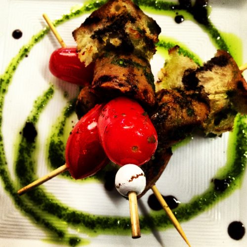 Italian Panzanella Skewers