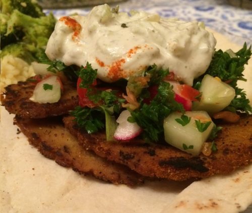 Field Roast Shawarma with Cashew Tzatziki