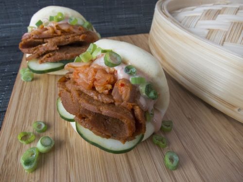Reuben-esque Smoked Tomato Bao