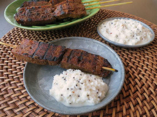 South Indian Kebabs with Coconut Chutney