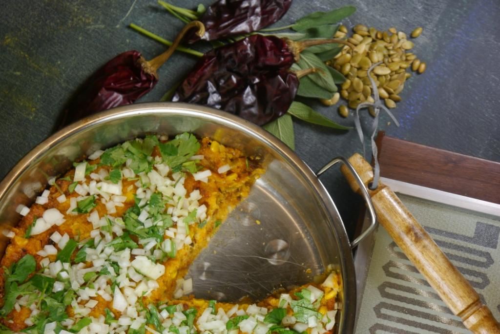 Chipotle Spiced Corn Pudding