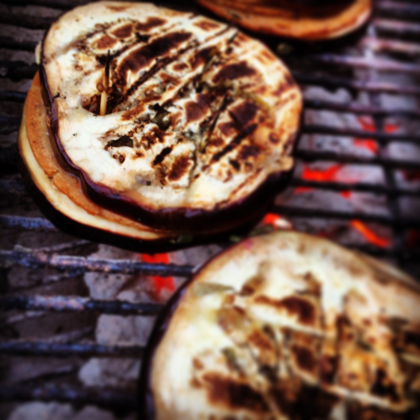 Marinated Grilled Veggie Stackers