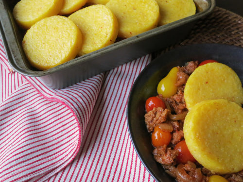 Savory Tomato & Sausage Cobbler