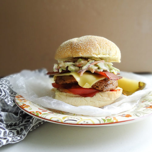 Bacon & Slaw Cheeseburger