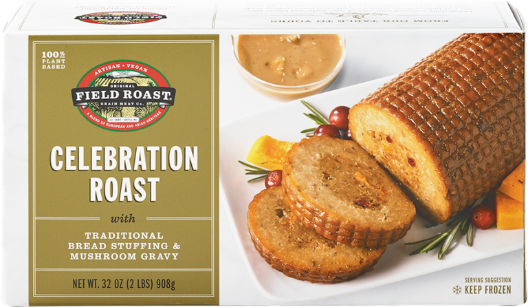 Celebration Roast with Traditional Bread Stuffing & Mushroom Gravy