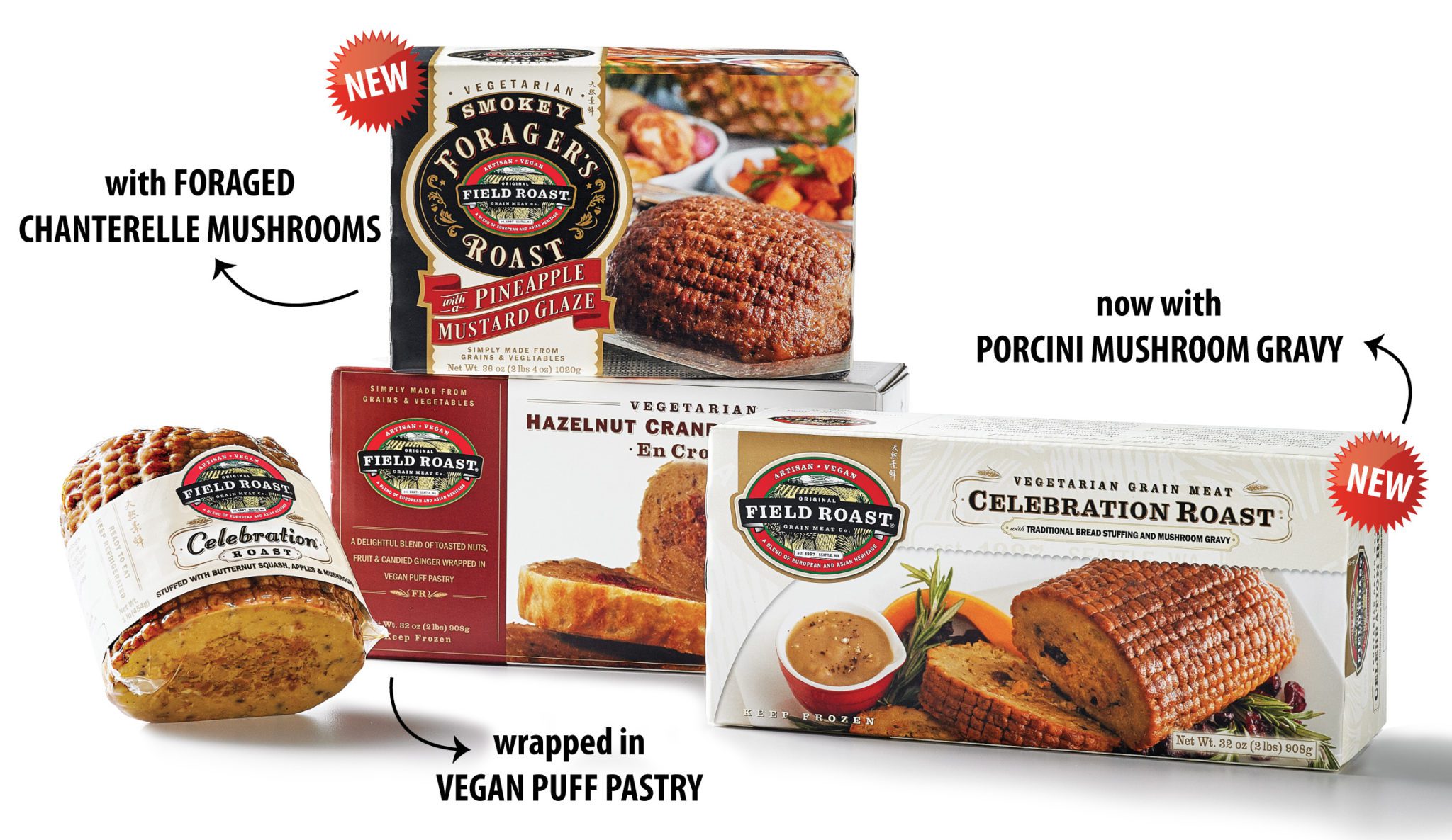 NEW Gourmet Vegan Roasts this Holiday!