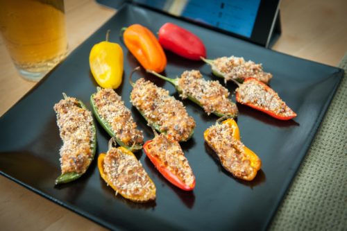 Spicy Chao Jalapeño or Mini Pepper Poppers