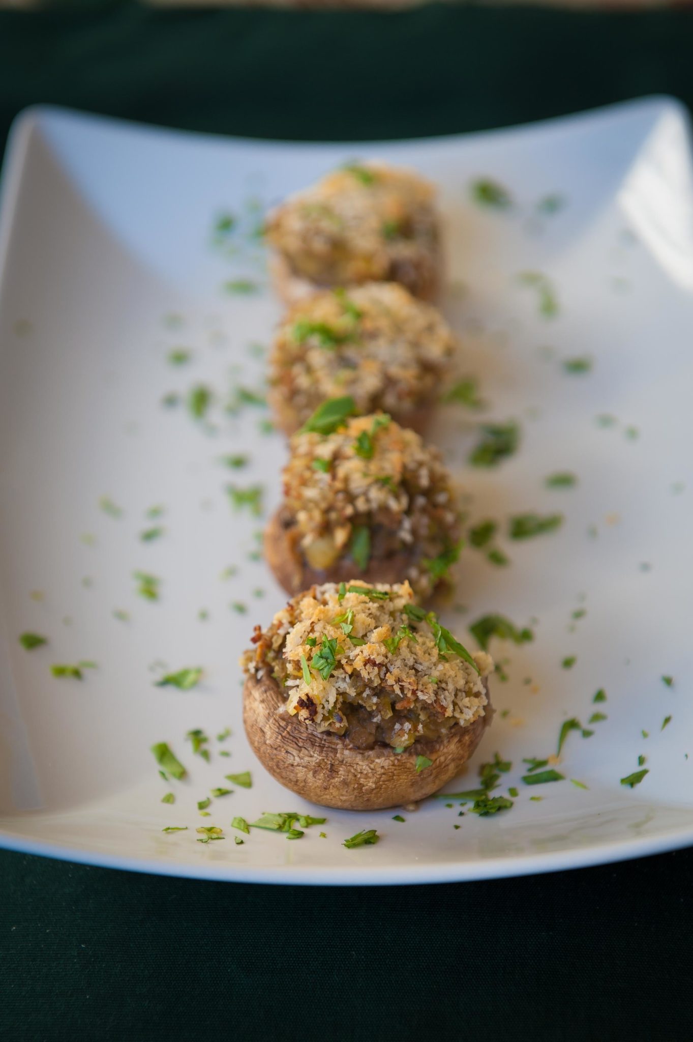 Cheesy Sausage Stuffed Mushrooms
