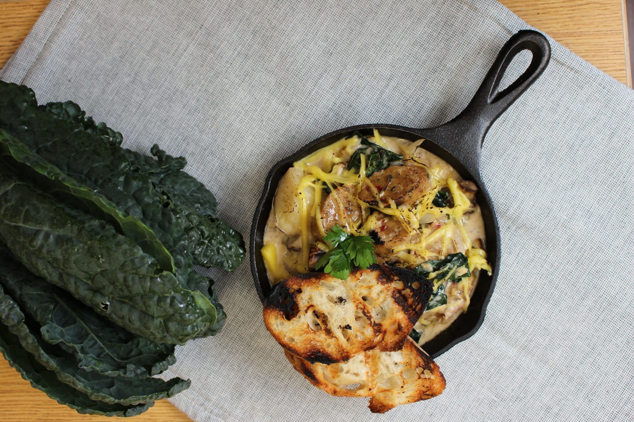 Italian Sausage with Tuscan Green Kale