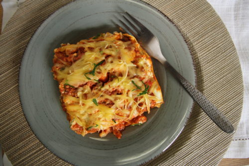 Chao & Vegan Bolognese Lasagna