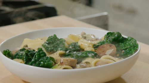 Smoked Apple Sage Sausage Picatta