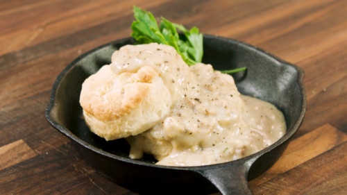 Sexy Southern Sausage Gravy and Biscuits