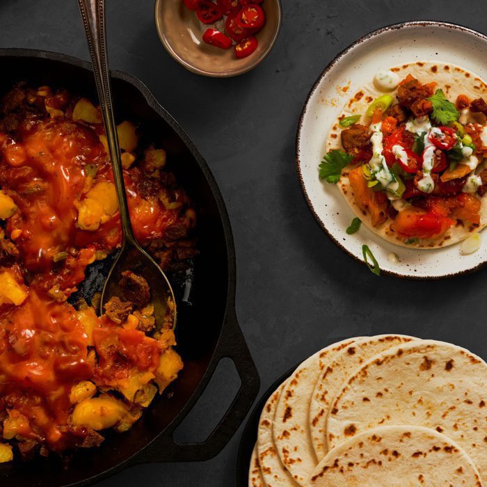 Bold Chipotle Choripapa with Peppers and Aioli Field Roast