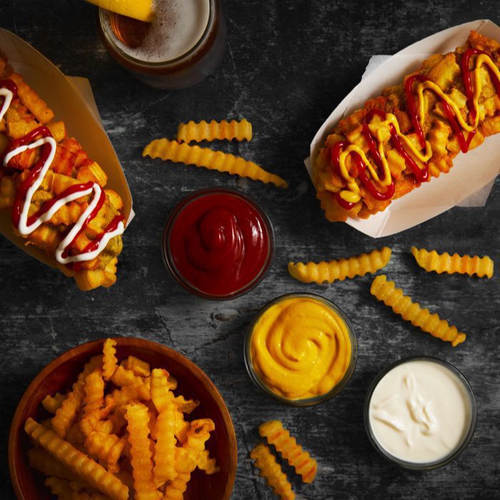 Crinkle Cut Fries - RockStar Hot Dogs