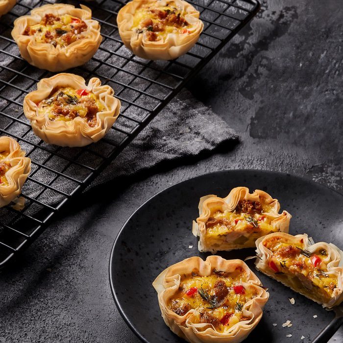 Smoked Apple Sage Mini Quiche | Field Roast
