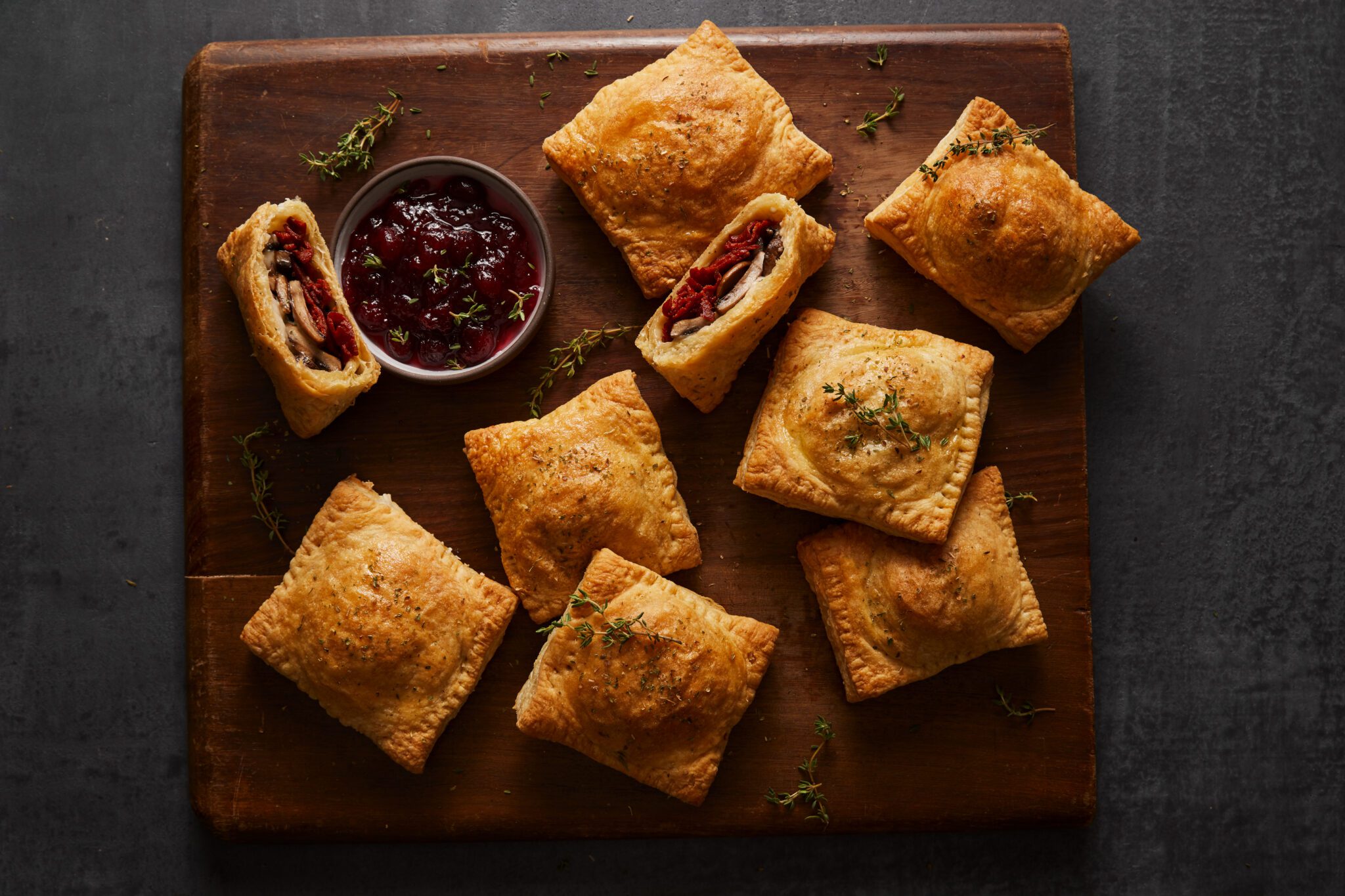 Pepperoni and Roasted Mushroom Hand Pies Field Roast