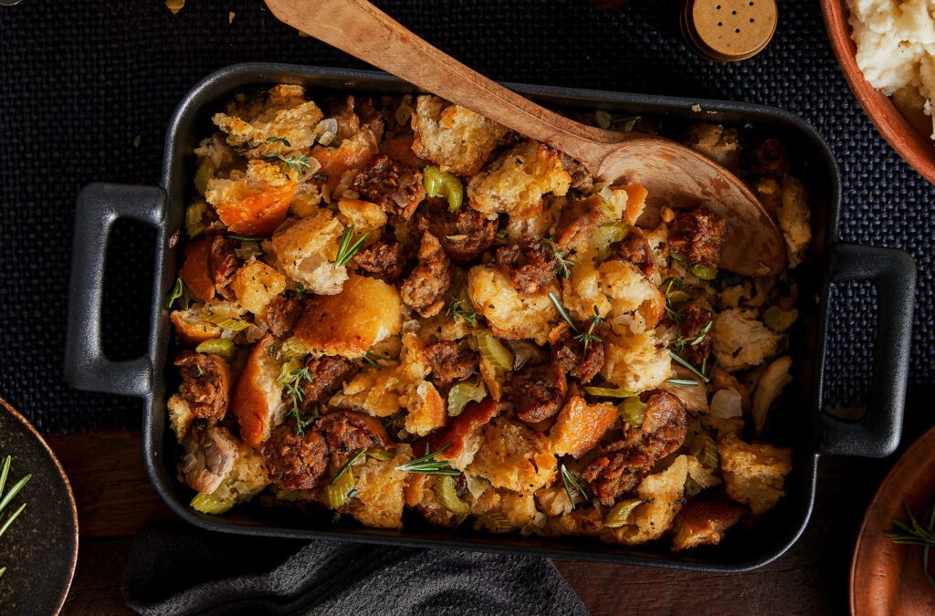 Smoked Oyster Mushroom Stuffing